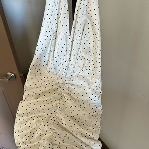 Zara black and white dress